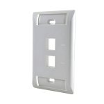 AMP FACEPLATE 2 PUERTOS BLANCO